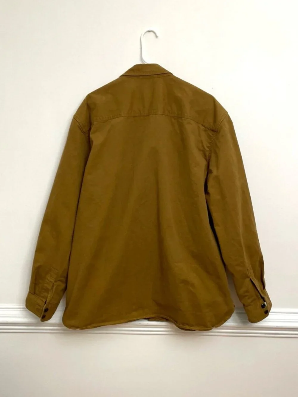 Banana Republic‎ Shirt Jacket Shacket Men’s XXL Tan Heavy Cotton